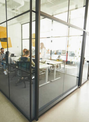 Stylish Glass Office Partitions for Offices